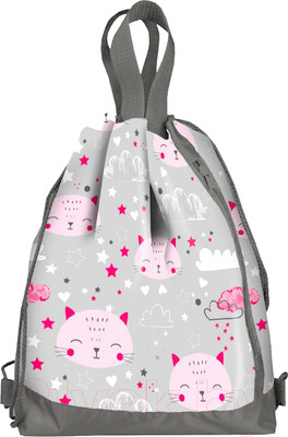 Мешок для обуви Каляка-Маляка Кошка / МДОРКМ-К (серый)