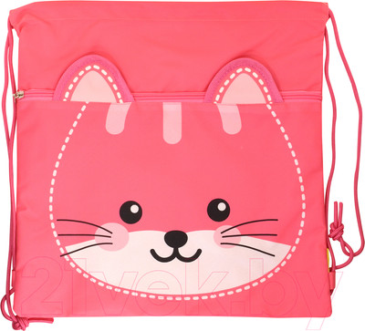 Мешок для обуви Каляка-Маляка Кошка / МДОУКМ-К (розовый)