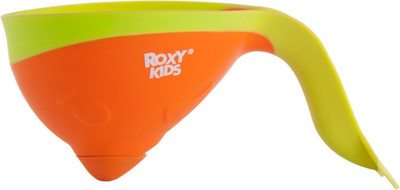 Ковшик для купания Roxy-Kids Flipper RBS-004-OO с лейкой (оранжевый)