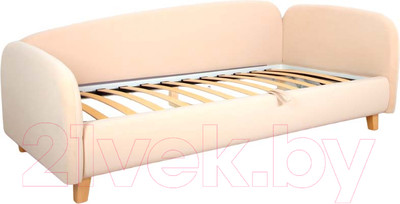 Кровать-тахта DiArt Альба 0.9 правый (велюр Магия 3)