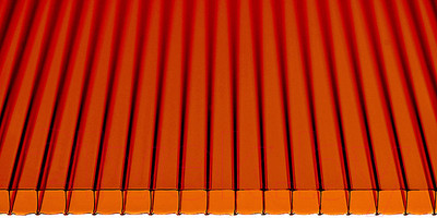 Сотовый поликарбонат TitanPlast T 2100x6000x6мм 0.77кг/м2 (бронзовый)