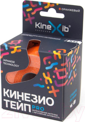 Кинезио тейп Kinexib Pro 5мx5см (оранжевый)