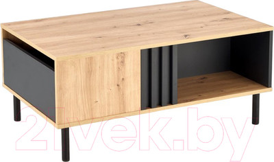 Журнальный столик Halmar Sonia (дуб артизан/черный)