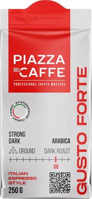 Кофе молотый Piazza del Caffe Gusto Forte (250г)