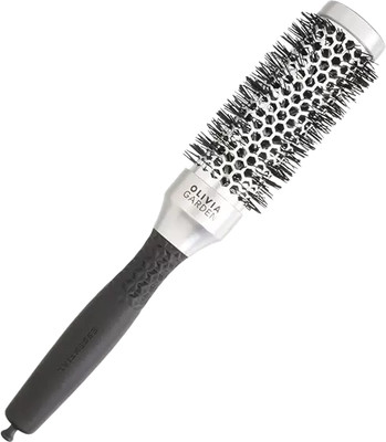 Расческа Olivia Garden Expert Blowout Shine Wavy Bristles Gold&Brown (65мм)