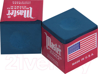 Мел для бильярда Tweeten Master 6120 (2шт, синий)