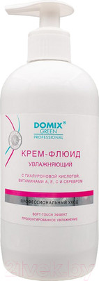 Крем для рук Domix Green Увлажняющий с гиалуроновой кислотой, витаминами A,E,C, серебром (500мл)