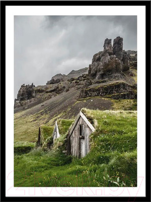 Картина Мирам Природа. Домик в горах / 230401808 (30x40)