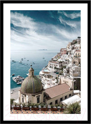 Картина Мирам Природа. Лазурное море Амальфи / 250701803 (50x70)