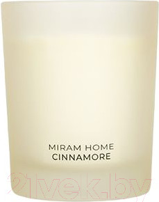 Свеча Мирам Апельсин и корица Cinnamore / 4012123 (200г)