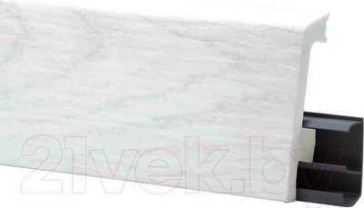 Плинтус Winart Quadro Pro WP042 80мм Акация белая (2м, с тиснением)