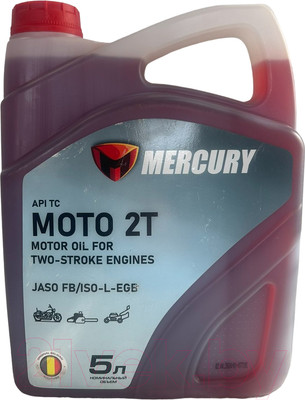 Моторное масло Mercury Auto API TC Moto 2T / MER2T50 (5л)