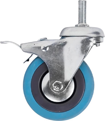 Колесо для тележки складской TOR SCtgb 55 125мм с болтом и тормозом (N) / 1043000