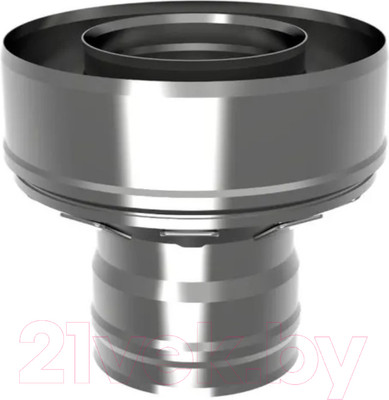 Переходник для труб Гефест Сталь 120x200 AISI 430/430 0.8мм/0.5мм (М-М) (К) тип 2