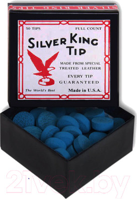 Набор наклеек для кия Tweeten Silver King 13мм / 3441 (50шт)