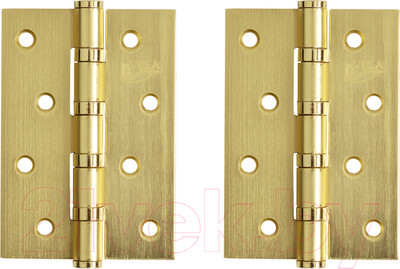 Комплект петель дверных VELA 4ВВ-MSG (матовое золото)