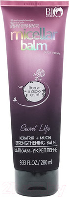 Бальзам для волос Bio World Detox Therapy укрепление Keratrix+Муцин (280мл)