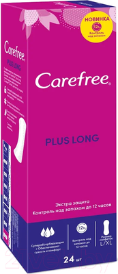 Прокладки ежедневные Carefree Long Plus (24шт)