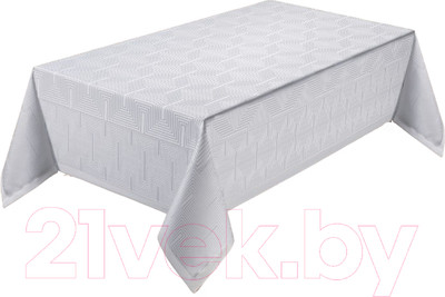 Скатерть DO&CO Yildiz 160x220 / 11974 (белый)