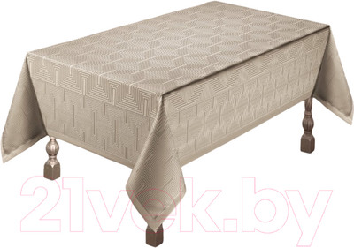 Скатерть DO&CO Yildiz 160x220 / 11974 (капучино)