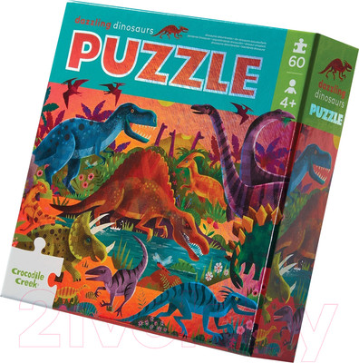 Пазл Crocodile Creek Динозавры / 79052