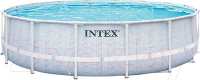 Каркасный бассейн Intex Prism Frame Chevron 26746 (488х122)