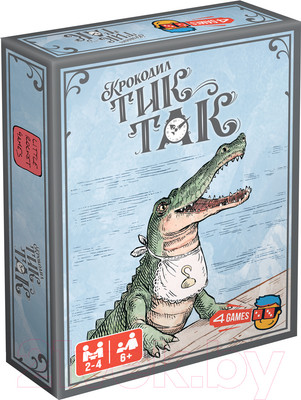 Настольная игра 4Games Крокодил Тик-Так / 4G-003