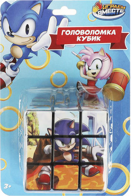 Игра-головоломка Играем вместе Логическая игра кубик 3х3 ежик / ZY896242-R26 