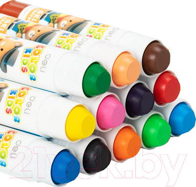 Гелевые мелки Deli EC22412 (12шт)