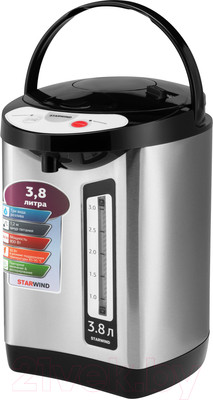 Термопот StarWind STP3400 (серебристый/черный)