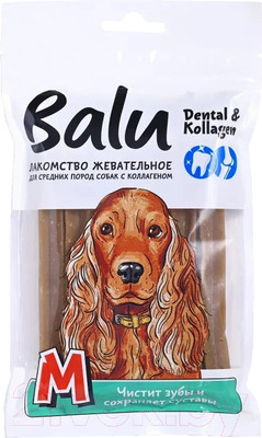 Лакомство для собак BaLu для средних пород с коллагеном (150г)