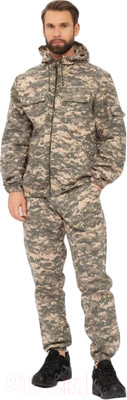 Костюм для охоты и рыбалки Huntsman Стрелок летний Сорочка смесовая Светлый пиксель 128/2 (р-р 48-50/182-188)