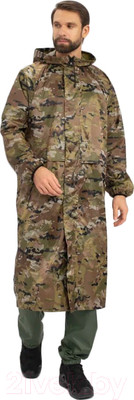 Плащ для охоты и рыбалки Huntsman Мультикам Таффета PVC20000мм (р-р 44-46/170)