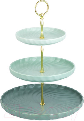 Ваза-этажерка Nouvelle Fresh Taste. Green / 1730292 