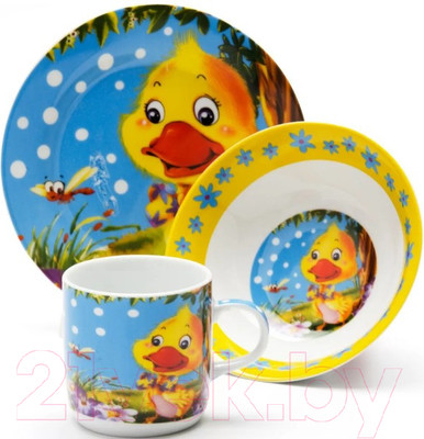 Набор столовой посуды Loraine Утенок 24023