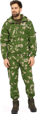 Костюм для охоты и рыбалки Huntsman Стрелок летний Сорочка смесовая Березка (р-р 48-50/170-176)