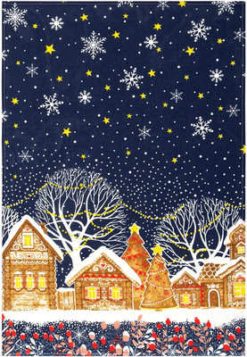 Полотенце АртПостель Полночь из рогожки (50x70)