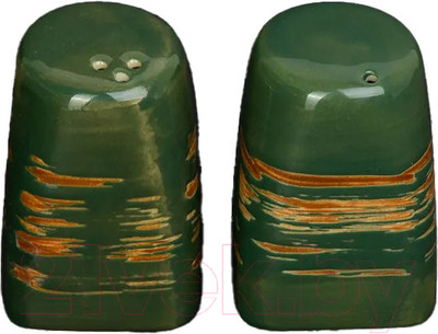 Набор для специй столовый Luxstahl China Town HM05398 / фк8526 (слоновая кость/зеленый)