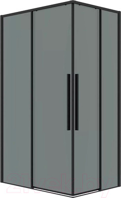 Душевой уголок Grossman Galaxy 110x90x195 / 300.K33.01.1190.21.10 (черный матовый/тонированное стекло)