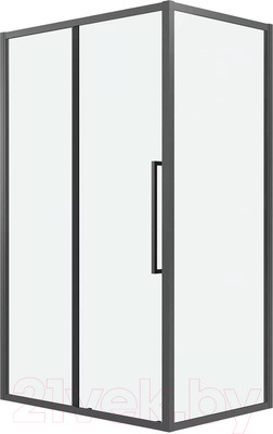 Душевой уголок Grossman Cosmo 100x80x195 / 120.K33.02.1080.42.00 (графит сатин/прозрачное стекло)