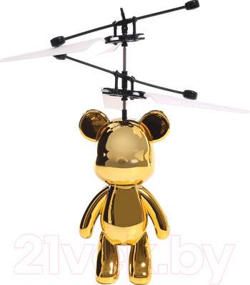 Интерактивная игрушка Автоград Супербол. Мишка Флай JYX2001 / 10106989 (золото)