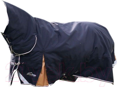 Попона для лошади Highlander Highlander Plus Lite / 9765/BLACK/78 (с капором, черный)