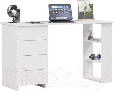 Письменный стол Soma СП-1 130x50 (белый)