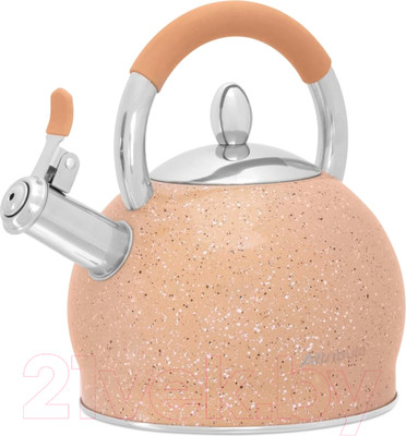 Чайник со свистком Attribute Natura ASN007-B (бежевый)