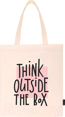 Сумка-шоппер Brauberg Think outside the box / 271898 (бежевый)