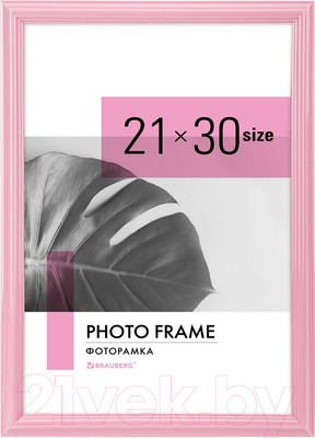 Рамка Brauberg Colorful / 391248 (розовый)