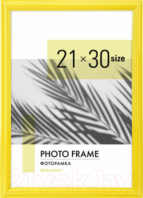 Рамка Brauberg Colorful / 391246 (желтый)