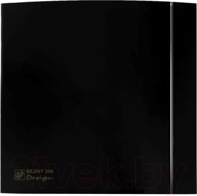 Вентилятор накладной Soler&Palau Silent-200 CRZ Matt Black Design / 5210425400-013100