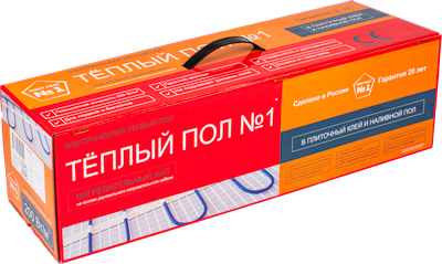 Теплый пол электрический Теплый пол №1 ТСП-1500-7.5 (повышенная мощность 200 Вт/кв.м)