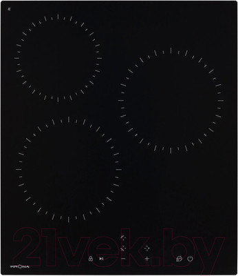 Электрическая варочная панель Krona Zauber 45 BL TK / КА-00005754